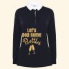 Women's long sleeve plain rugby shirt Thumbnail