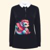 Women's long sleeve plain rugby shirt Thumbnail