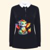 Women's long sleeve plain rugby shirt Thumbnail