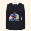 Women's long sleeve plain rugby shirt Thumbnail