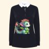 Women's long sleeve plain rugby shirt Thumbnail