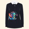Women's long sleeve plain rugby shirt Thumbnail