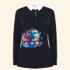 Women's long sleeve plain rugby shirt Thumbnail