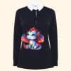 Women's long sleeve plain rugby shirt Thumbnail