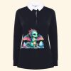 Women's long sleeve plain rugby shirt Thumbnail