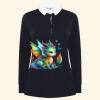 Women's long sleeve plain rugby shirt Thumbnail