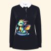 Women's long sleeve plain rugby shirt Thumbnail