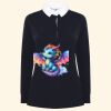 Women's long sleeve plain rugby shirt Thumbnail