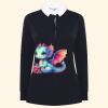 Women's long sleeve plain rugby shirt Thumbnail
