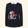 Women's long sleeve plain rugby shirt Thumbnail