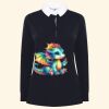 Women's long sleeve plain rugby shirt Thumbnail